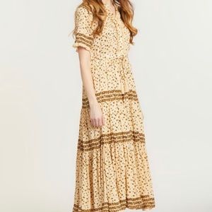 Free People Rare Feelings Maxi dress in cream